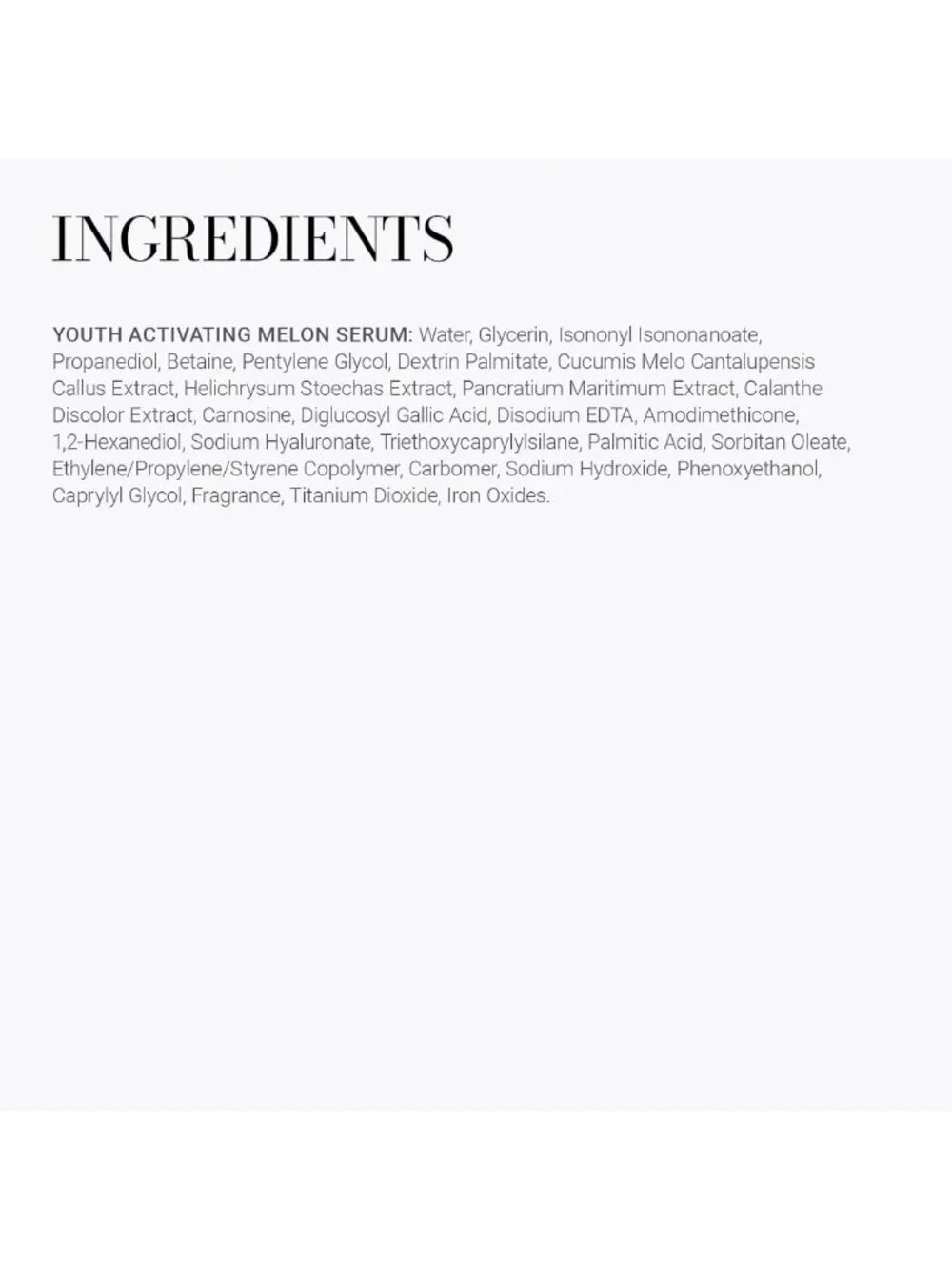 Youth Activating Melon Serum for Radiant Skin, Anti-Aging, Hydrating Formula